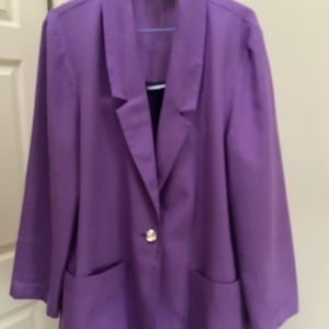 Light purple blazer from Block Island petites. Size 12